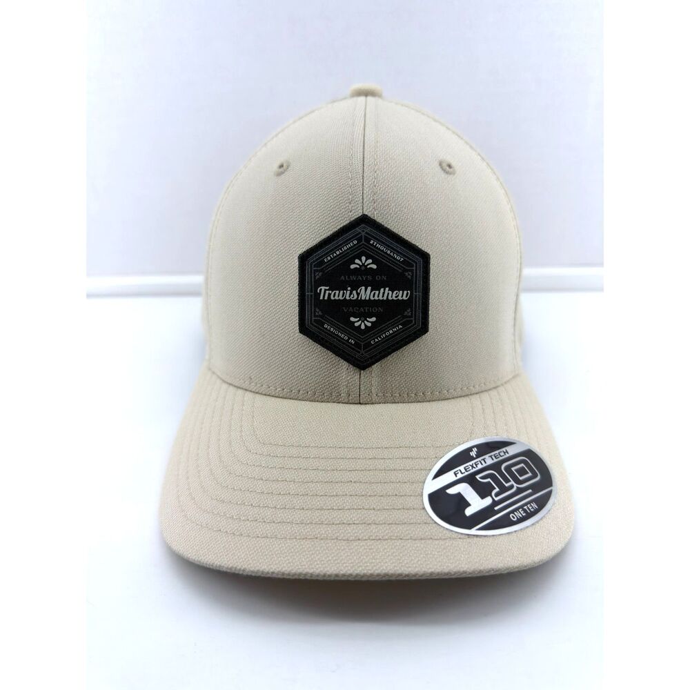 TravisMathew Adult In The Chase Golf Hat - Color: Sand